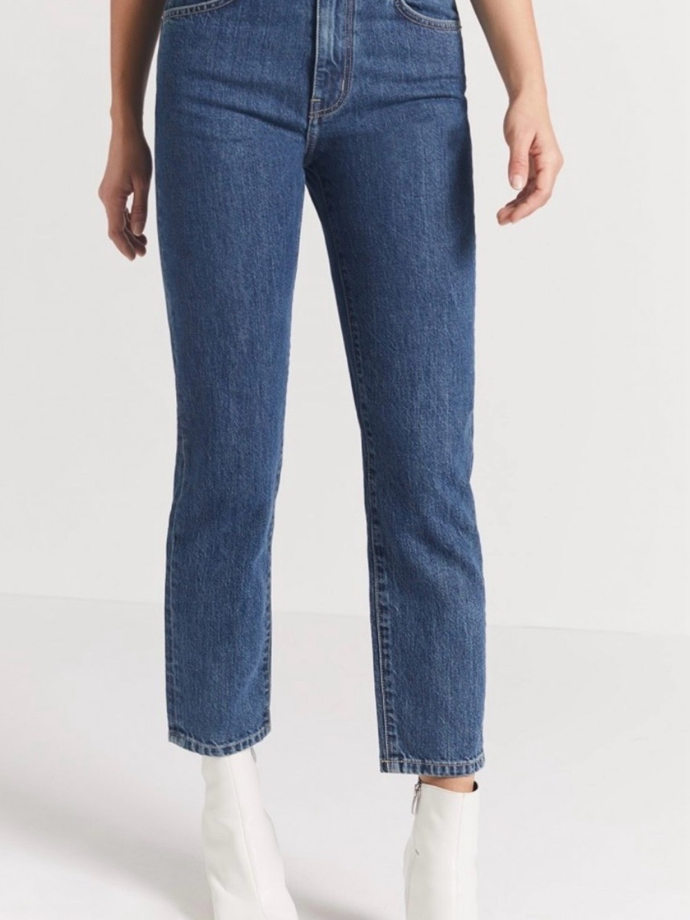 Current/Elliott Cropped vintage cropped slim Jeans NWT size 28